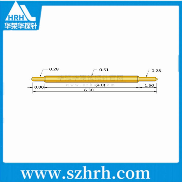 051-xx-6.3L雙頭探針