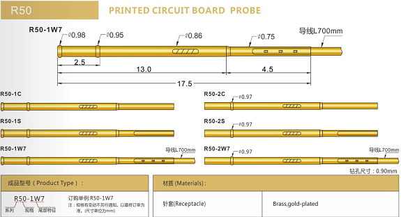 R50測(cè)試探針套管選型、R50探針套管規(guī)格型號(hào)、探針套管廠家