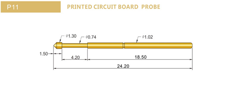 P11探針尺寸，華榮華測試探針選型，測試探針規(guī)格型號